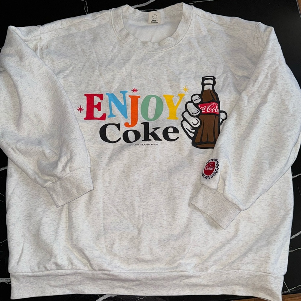 Men XL sweatshirt.   ENJOY COKE 🤣🤣